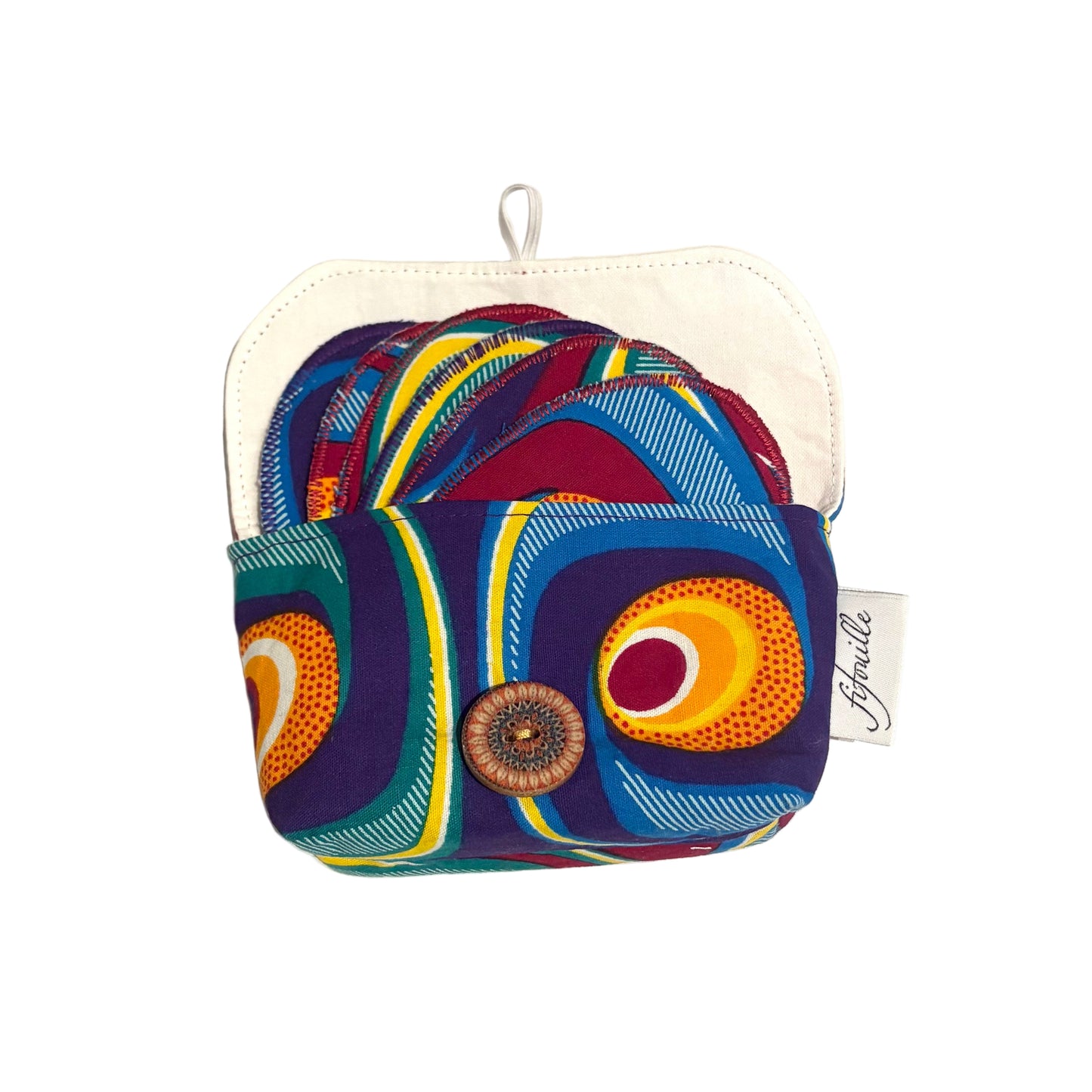 Lot de cotons lavables avec pochette