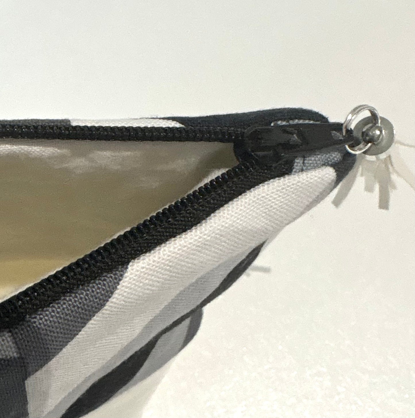 Trousse coton et simili cuir