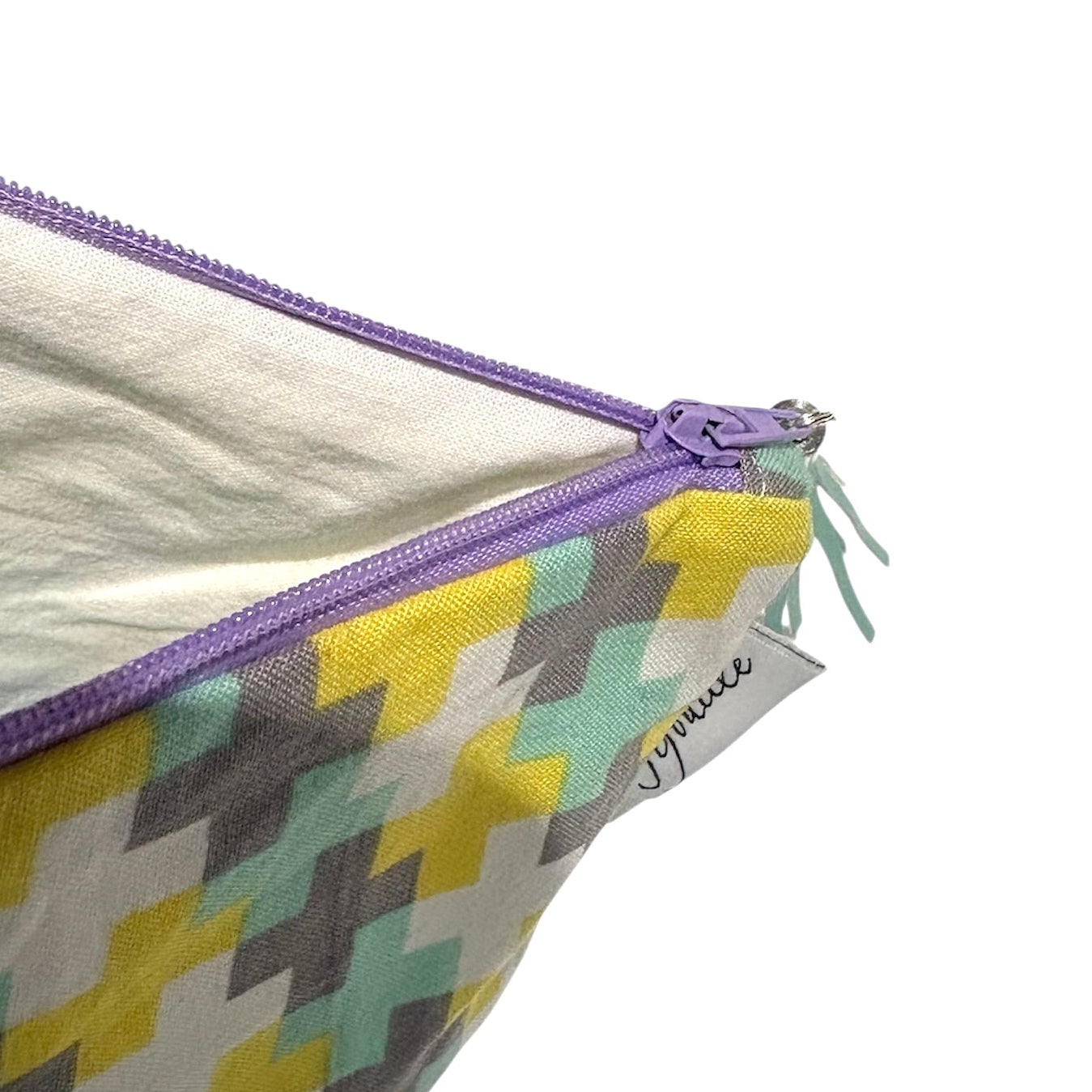 Trousse coton et simili cuir