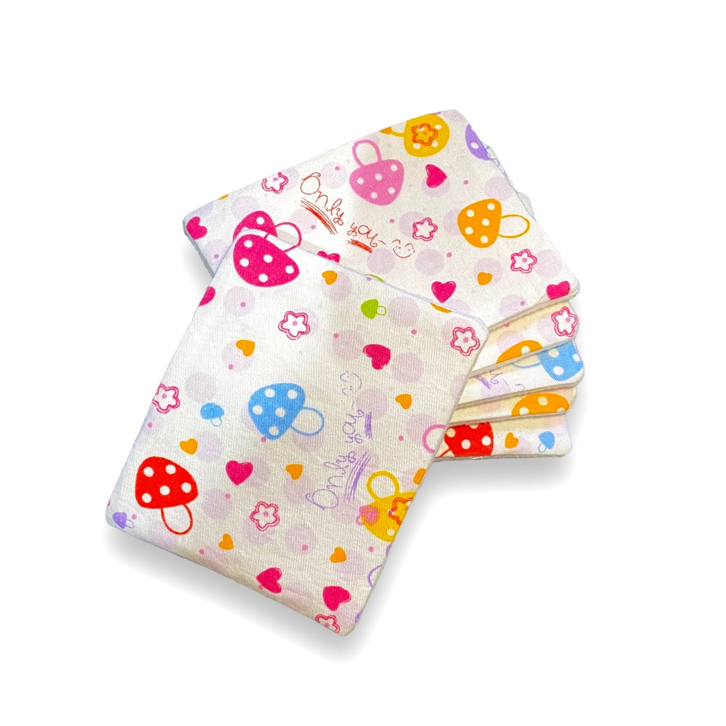 Cotons lavables pour le change