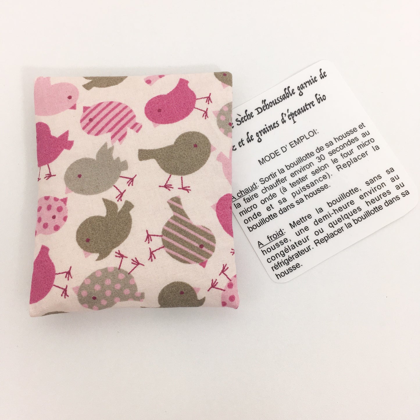 Bouillotte sèche déhoussable