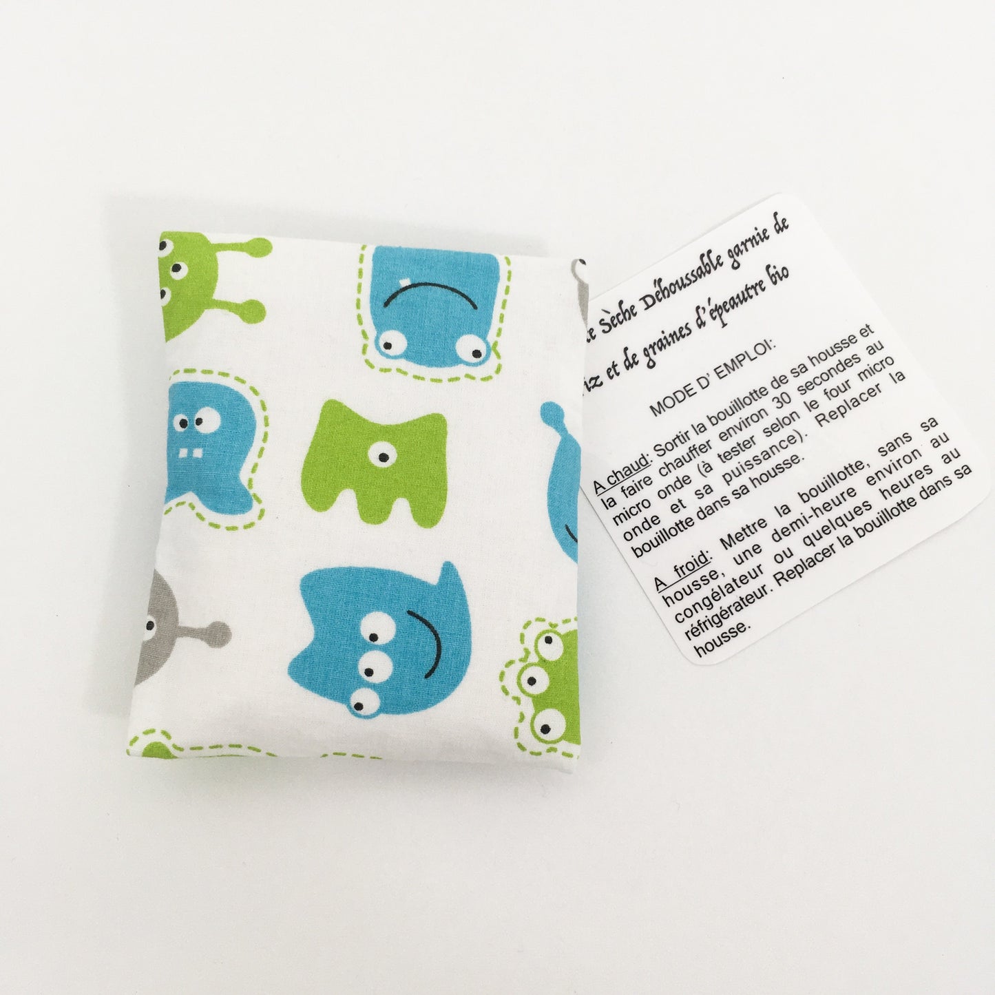 Bouillotte sèche déhoussable