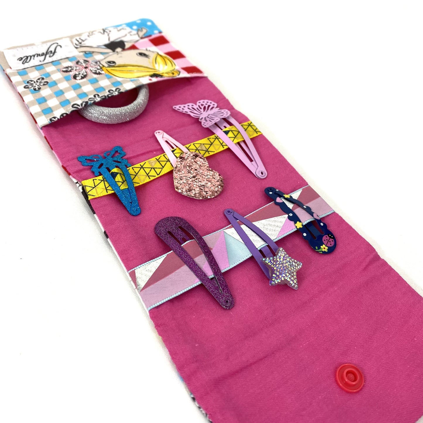 Petite pochette à barrettes