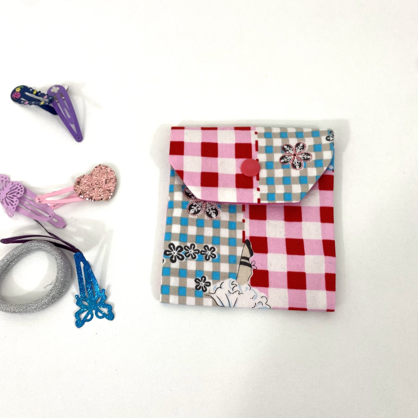 Petite pochette à barrettes