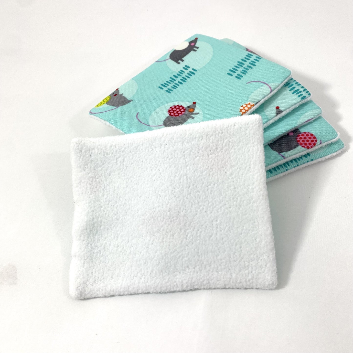 Cotons lavables pour le change