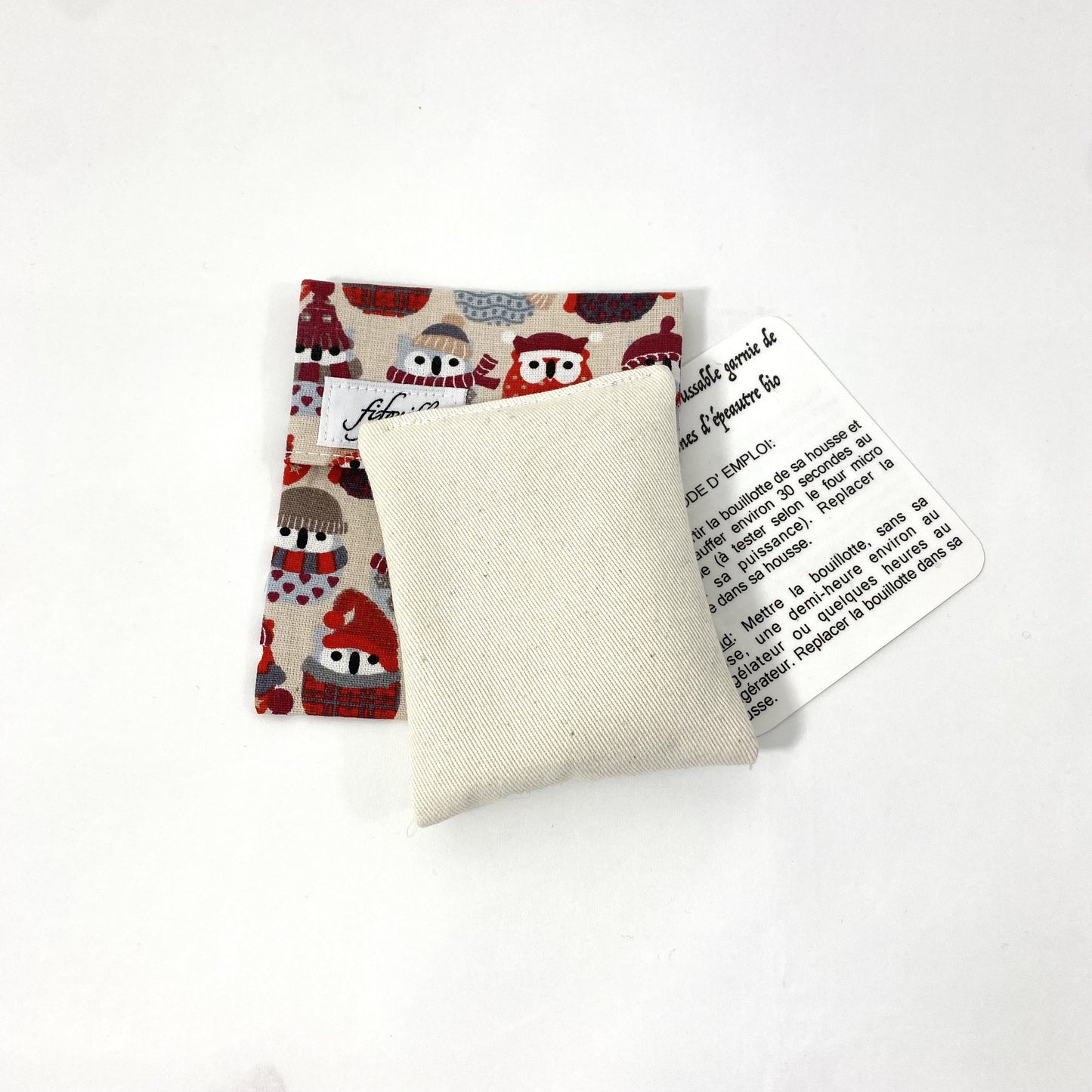 Bouillotte sèche déhoussable