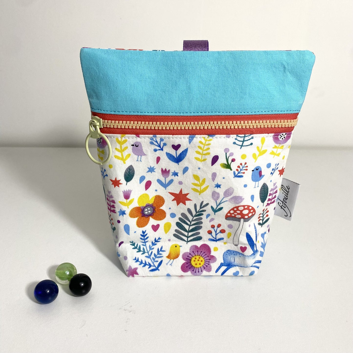 Ensemble trousse à billes et porte monnaie