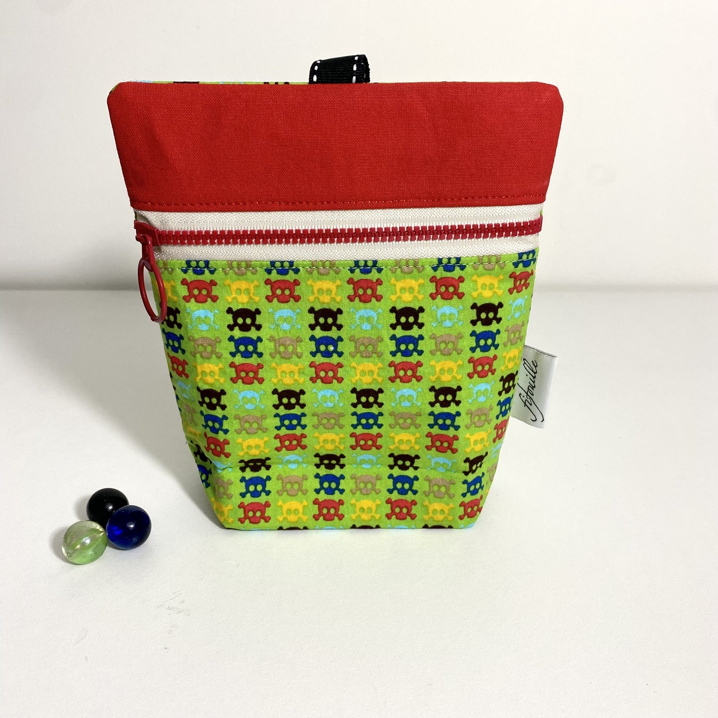Ensemble trousse à billes et porte monnaie