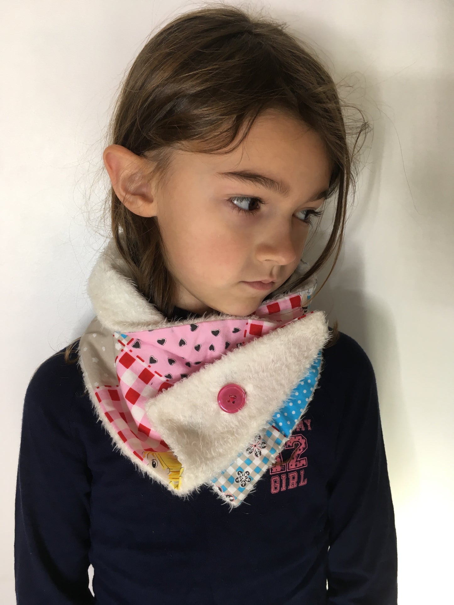 Echarpe style snood pour enfant