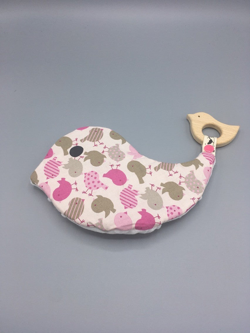 Doudou plat oiseau