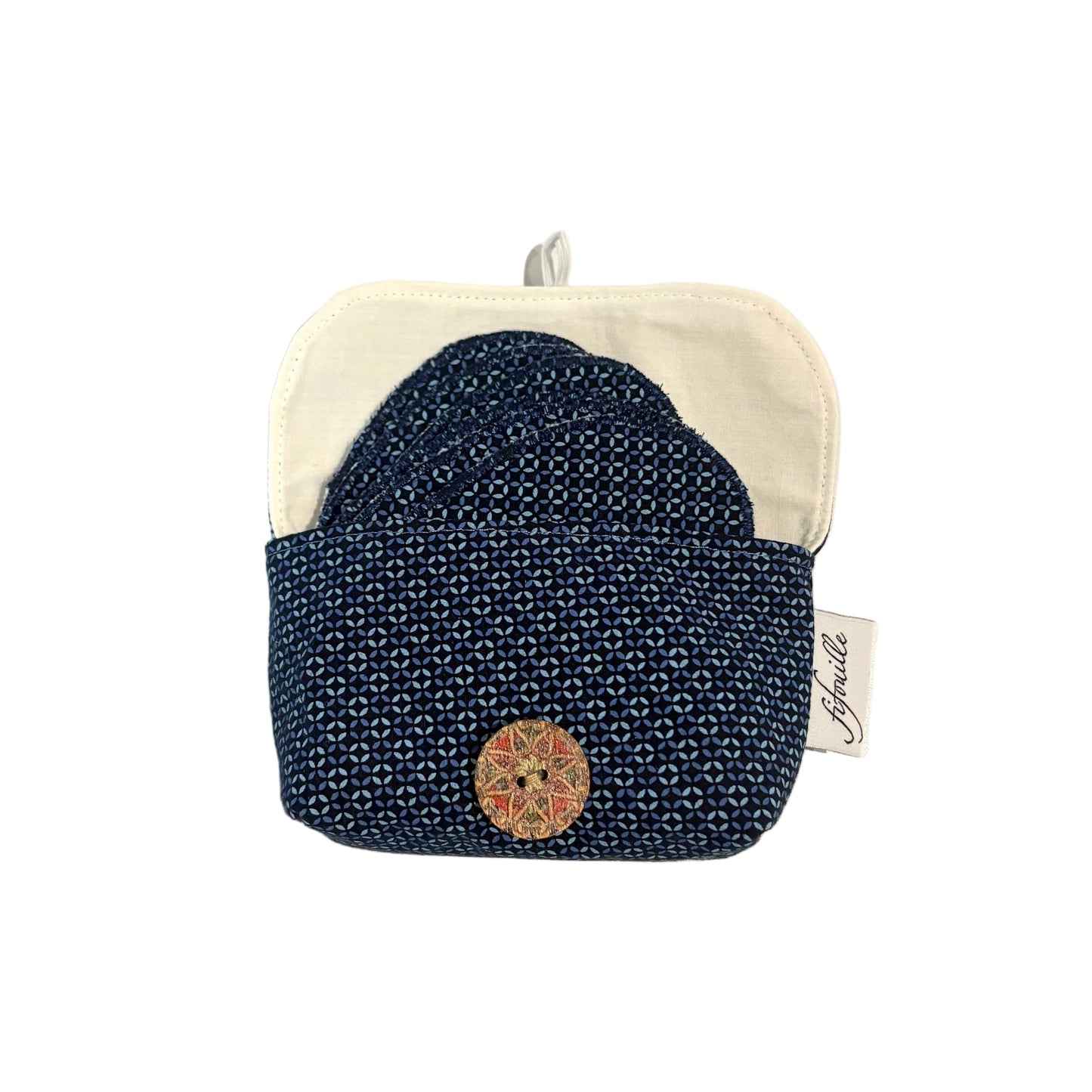 Lot de cotons lavables avec pochette