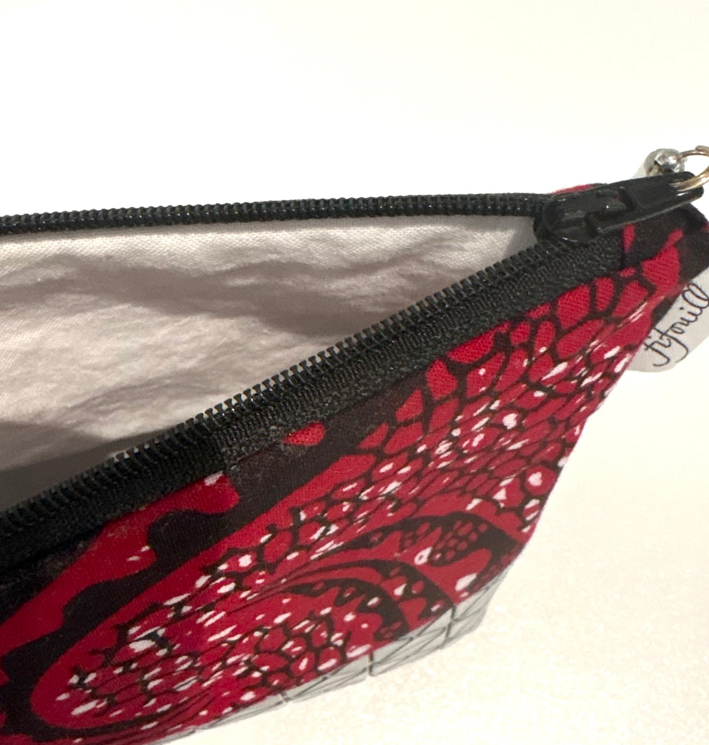 Trousse coton et simili cuir