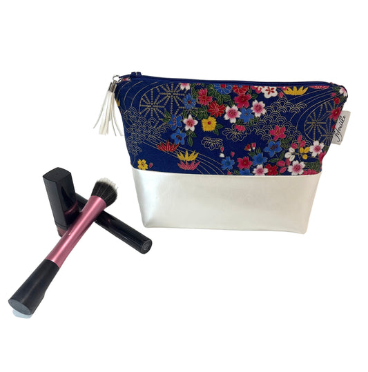 Trousse coton et simili cuir