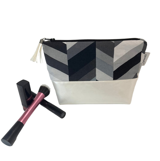 Trousse coton et simili cuir