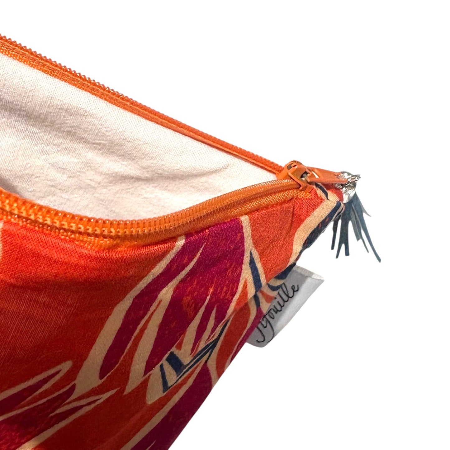 Trousse coton et simili cuir