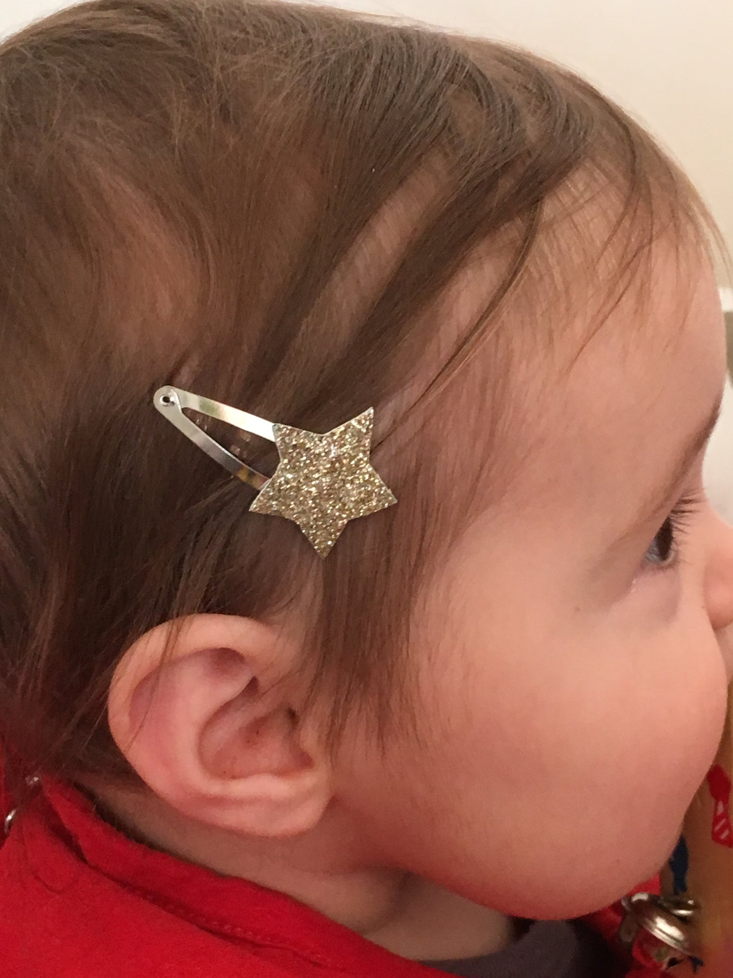 2 petites barrettes étoiles