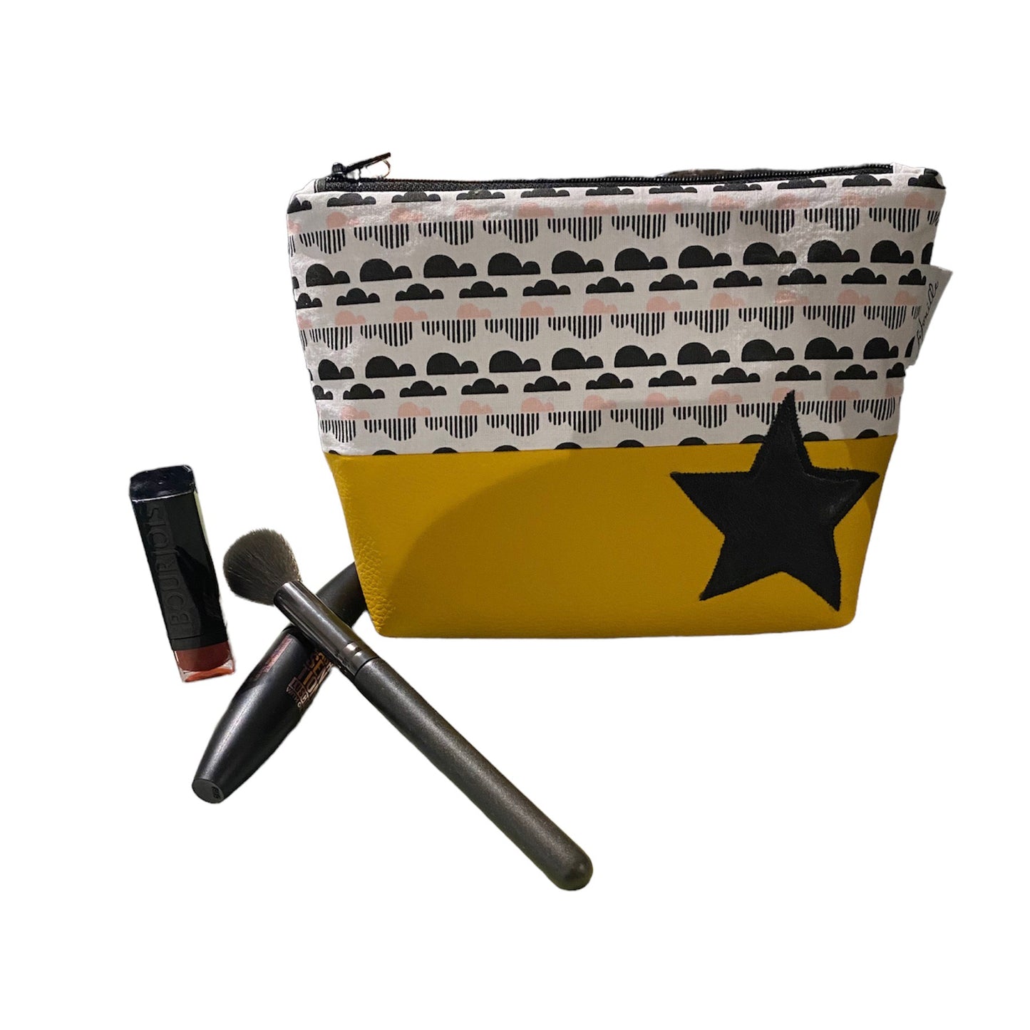 Trousse coton et simili cuir