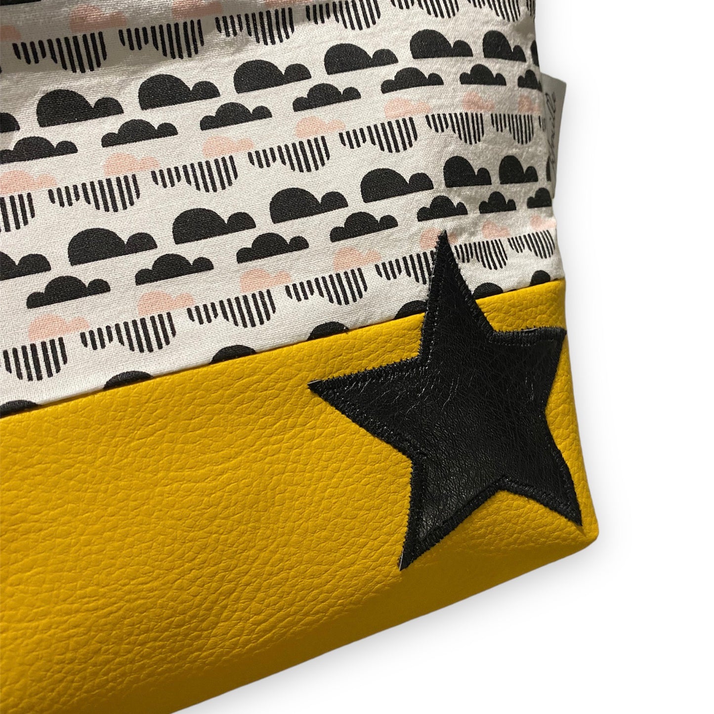 Trousse coton et simili cuir